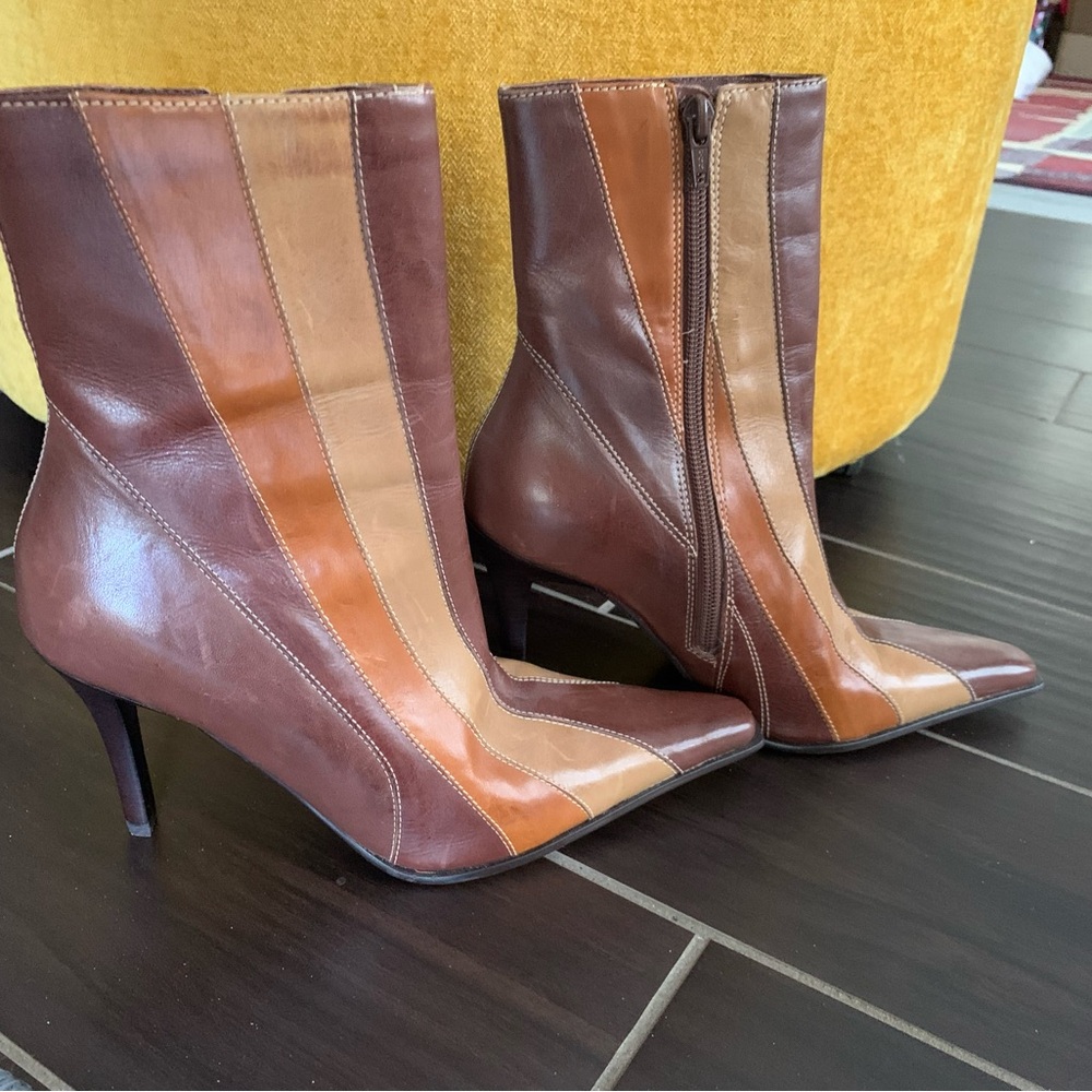 Bronx Helena leather boots 6 1/2 - Picture 3 of 7